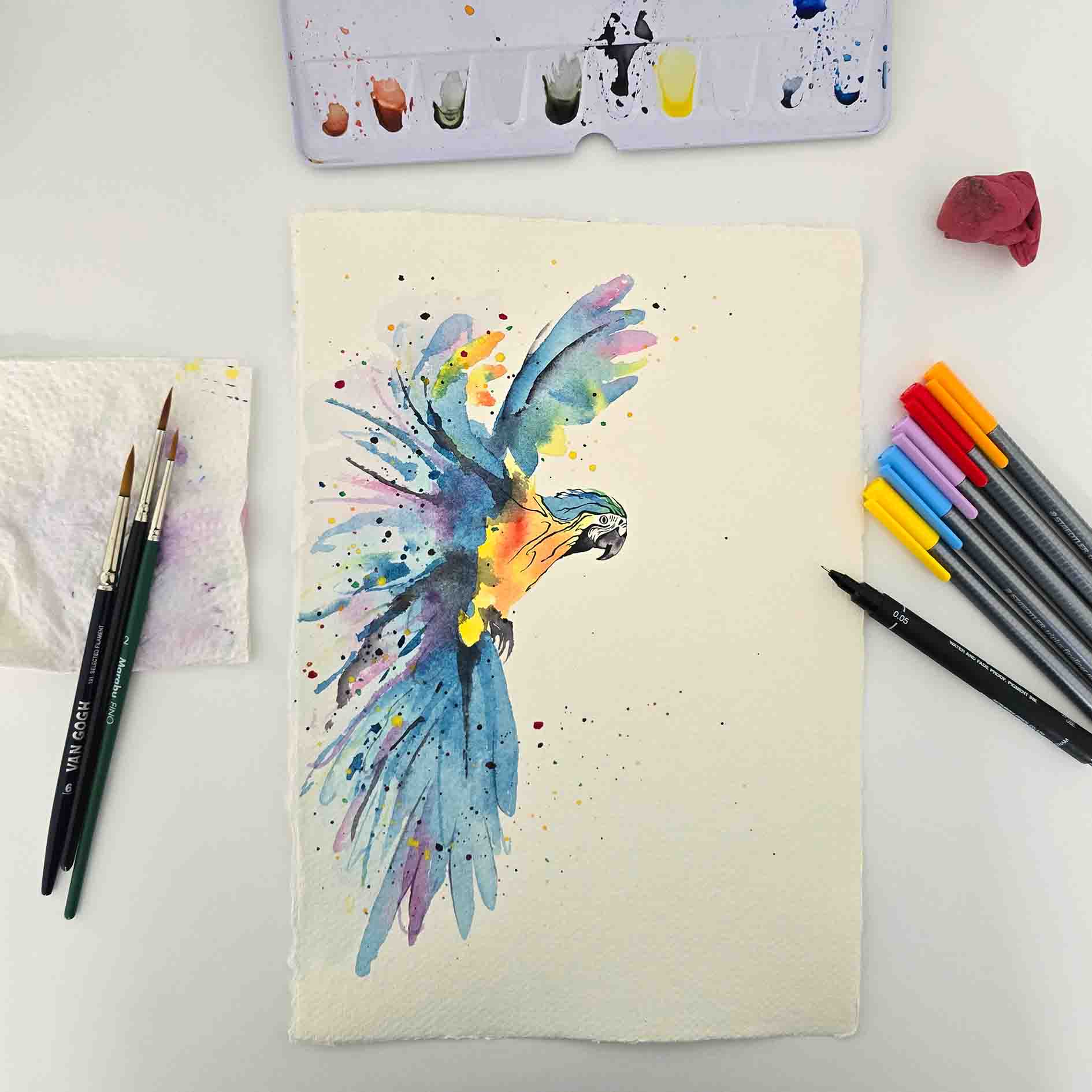 Workshop mixed media