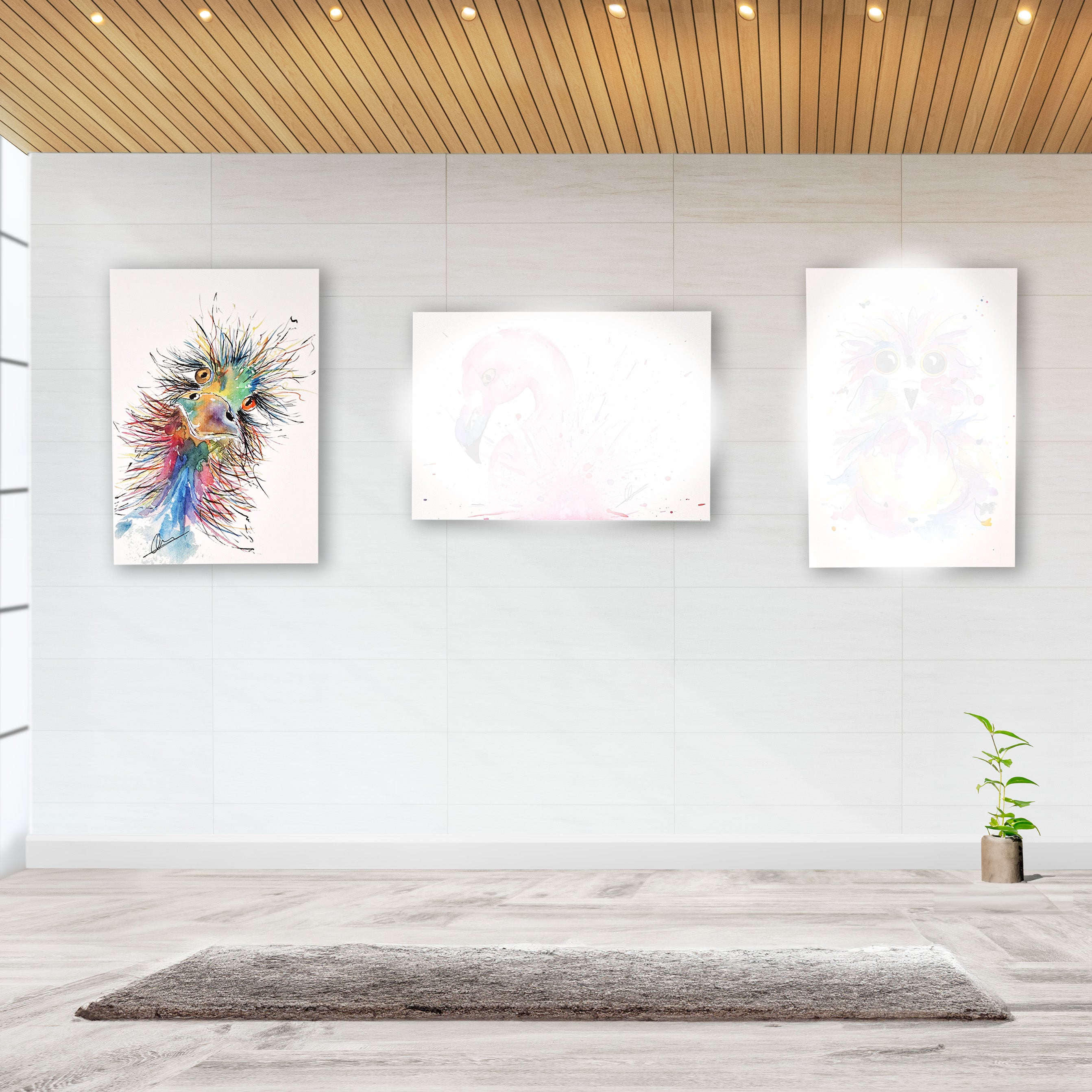 struisvogel-print-forex-60x42cm