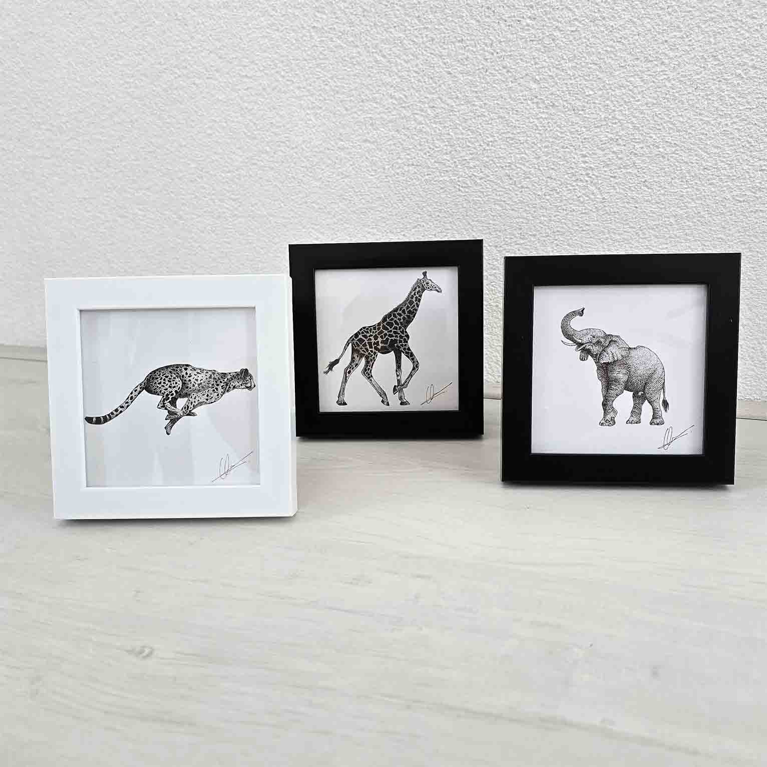 Mini original giraffe Afrika