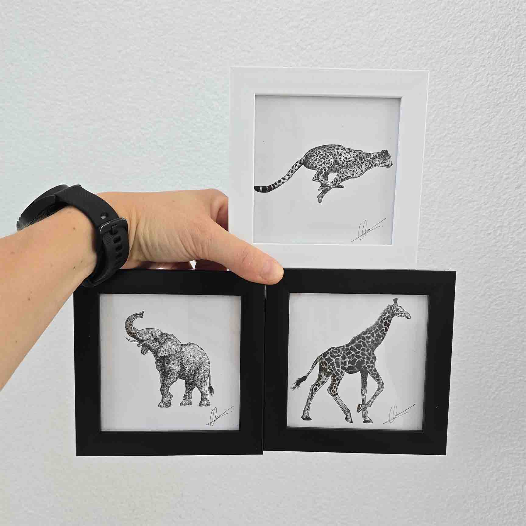 Mini original giraffe Afrika