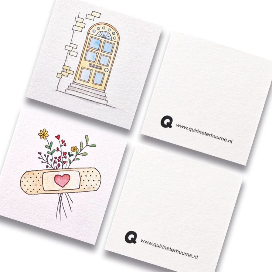 Mini kaartjes (20st.)