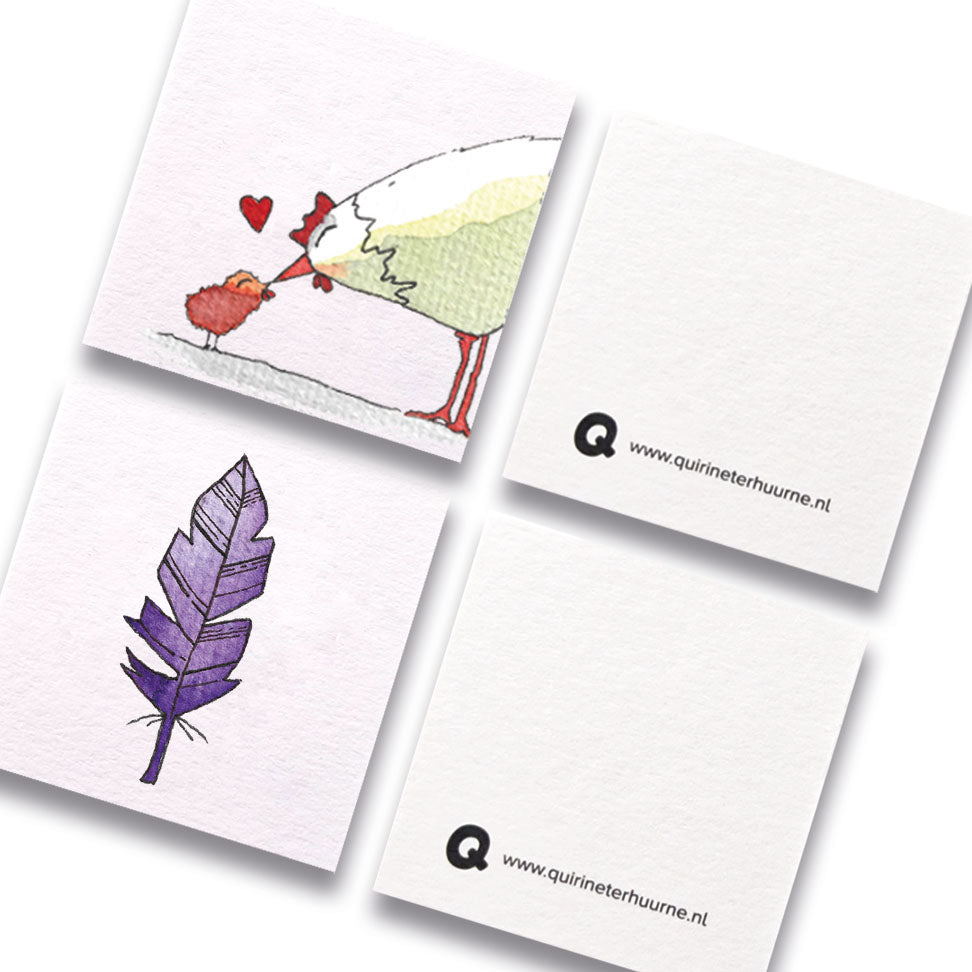 Mini kaartjes (20st.)