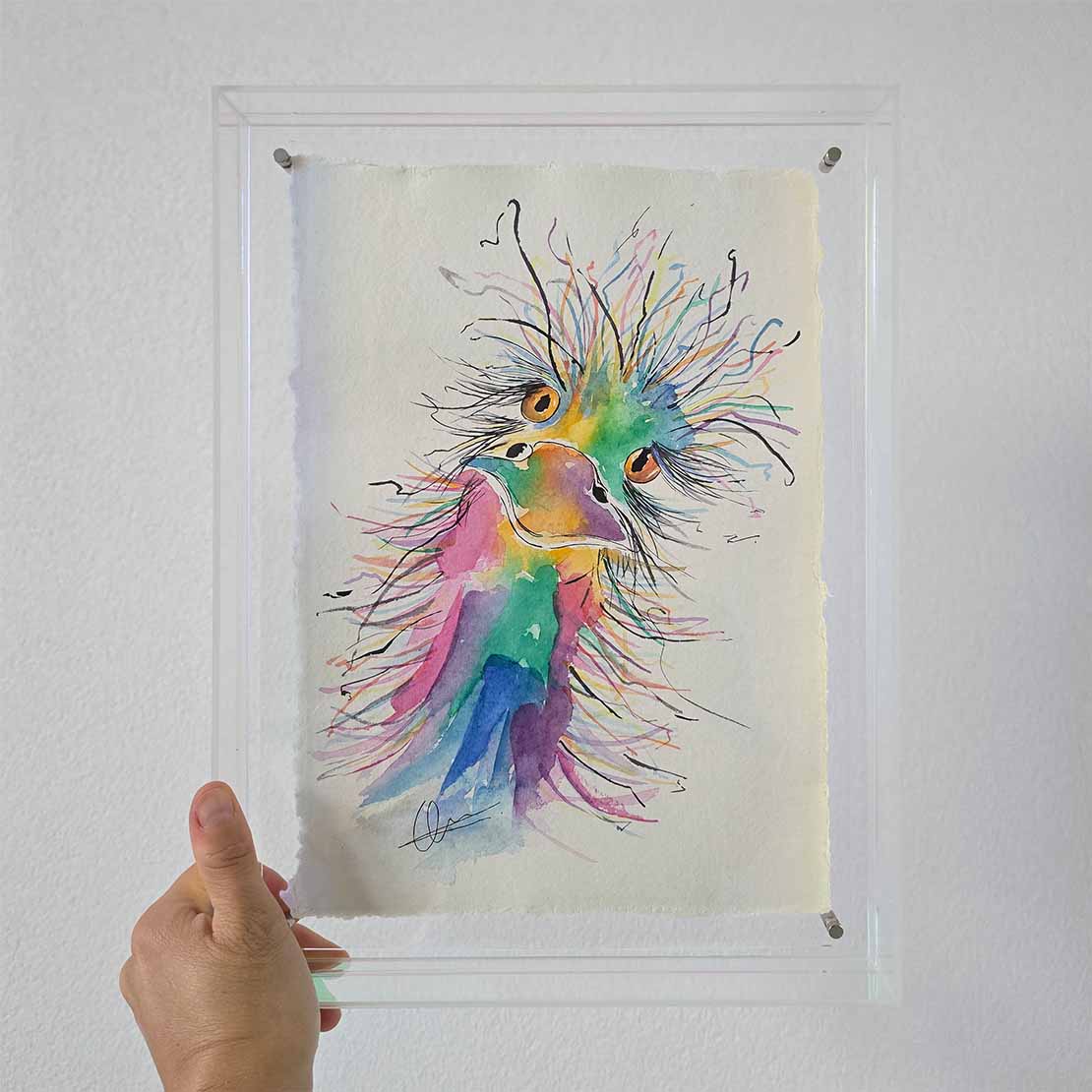 Mini original struisvogel 5