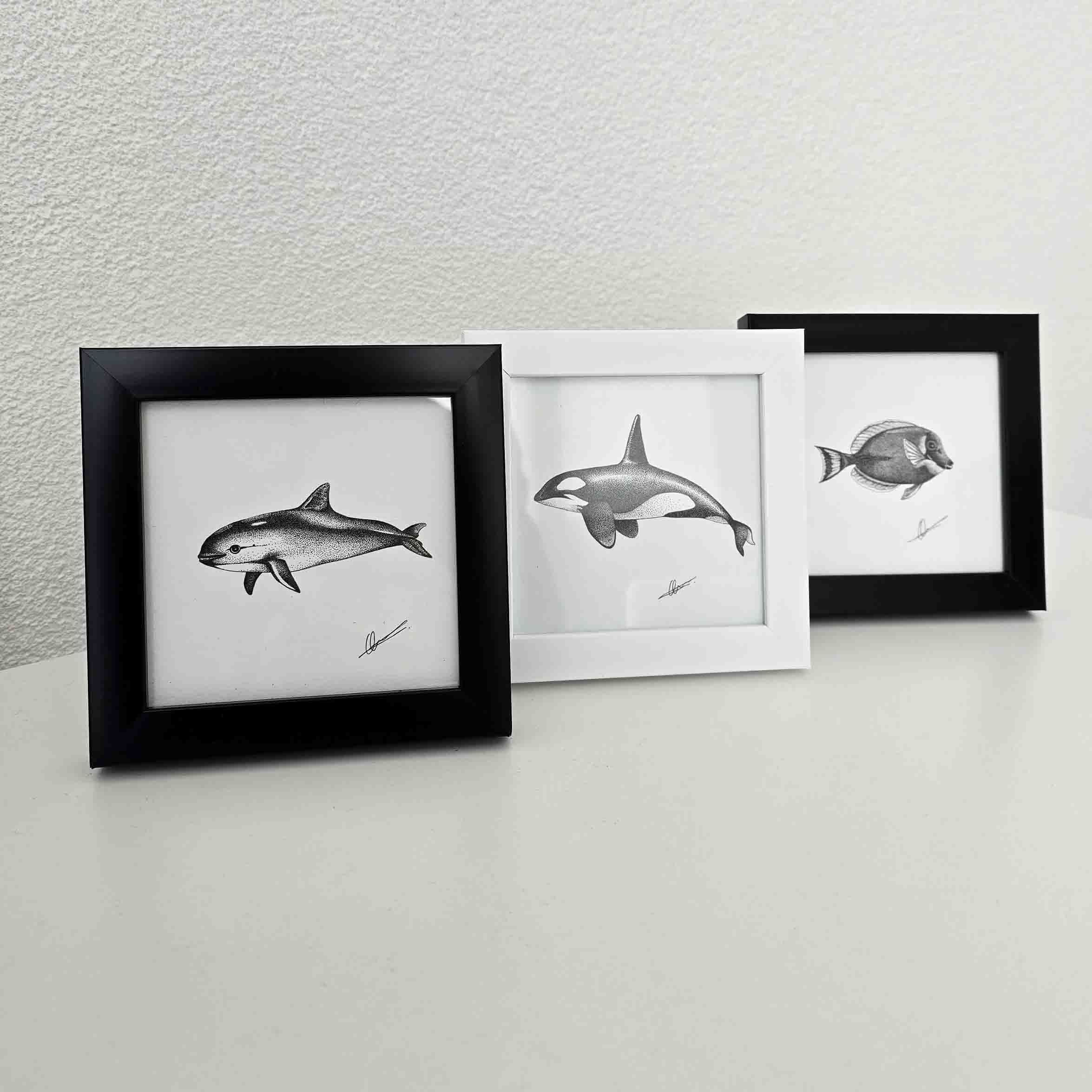 Mini original pinguin z/w