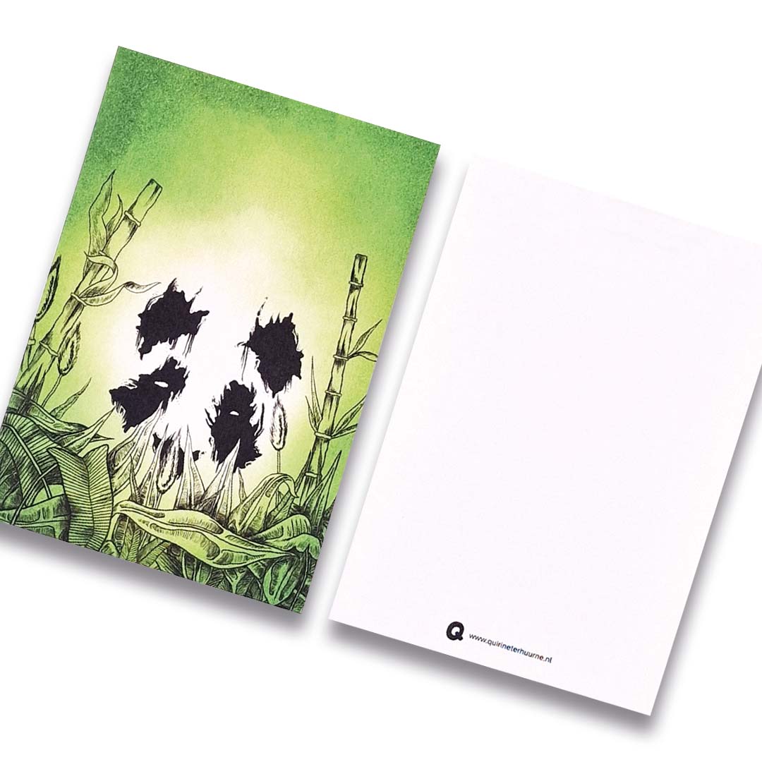 Kaart panda groen