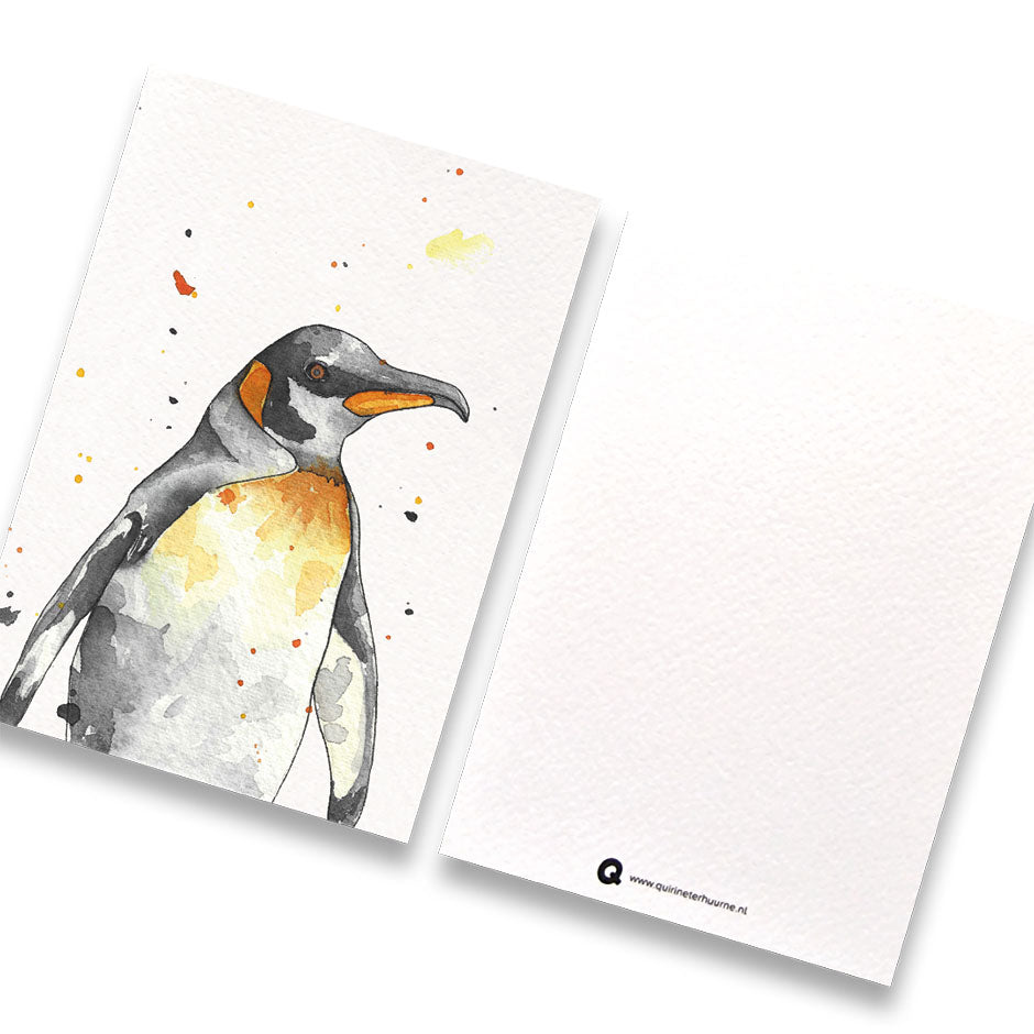 Kaart pinguïn kleur