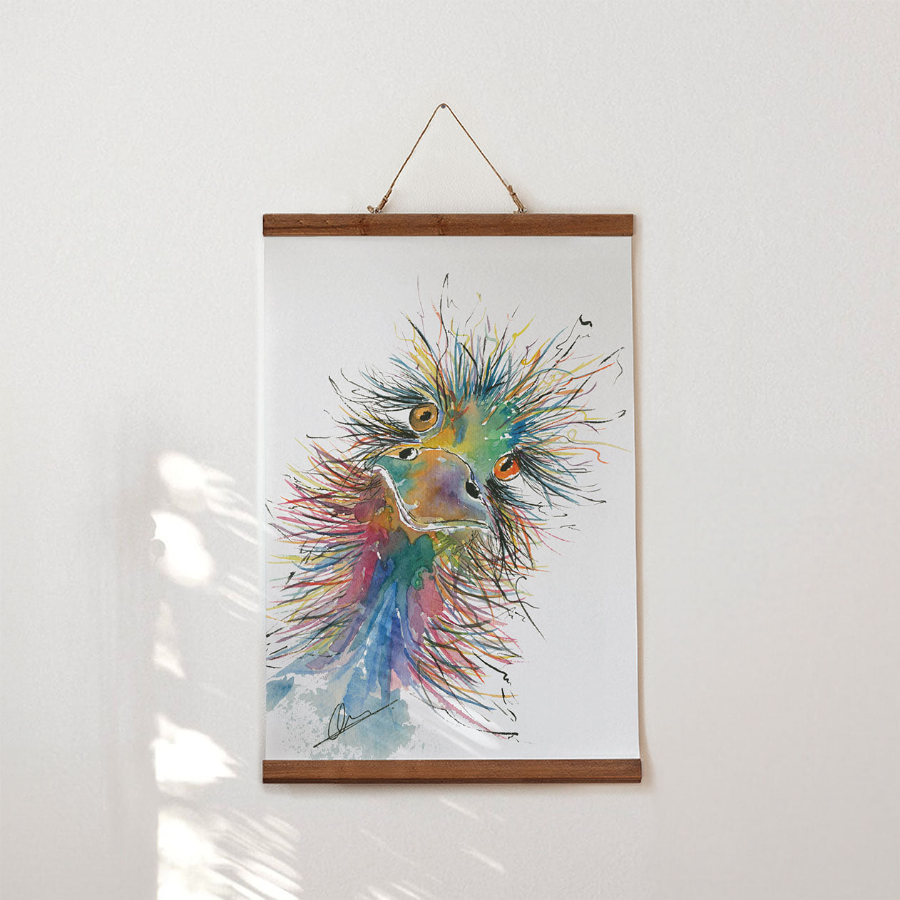 Struisvogel poster