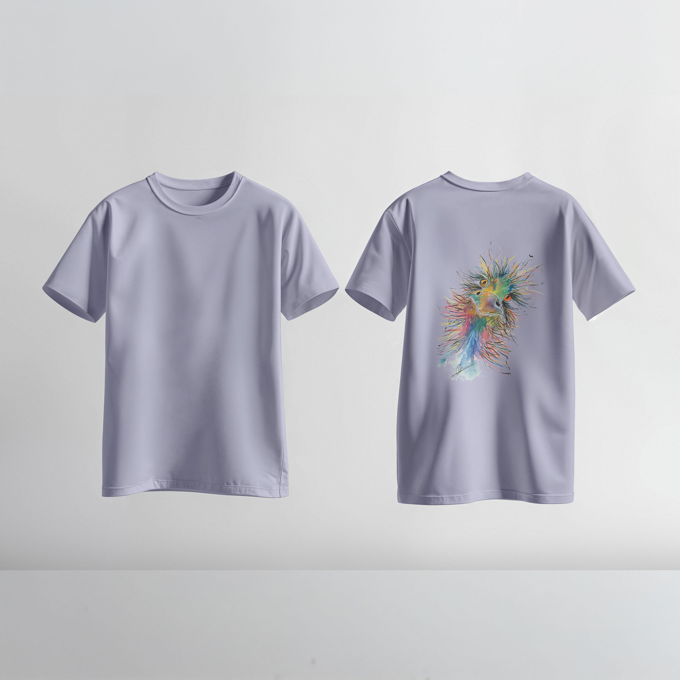 T-shirt kunst bio katoen