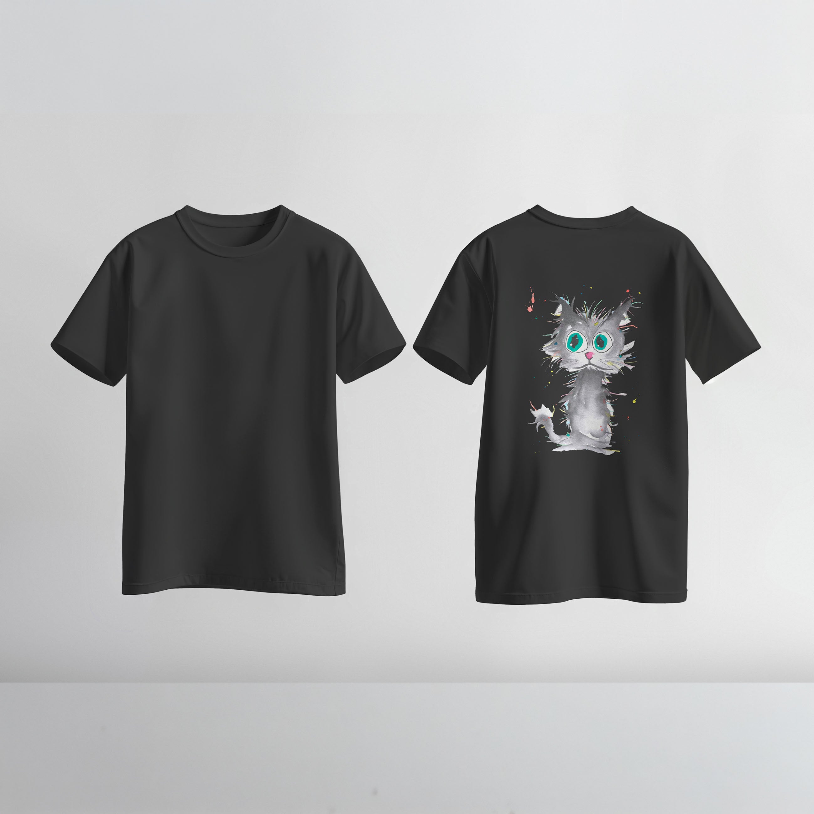 T-shirt kunst bio katoen