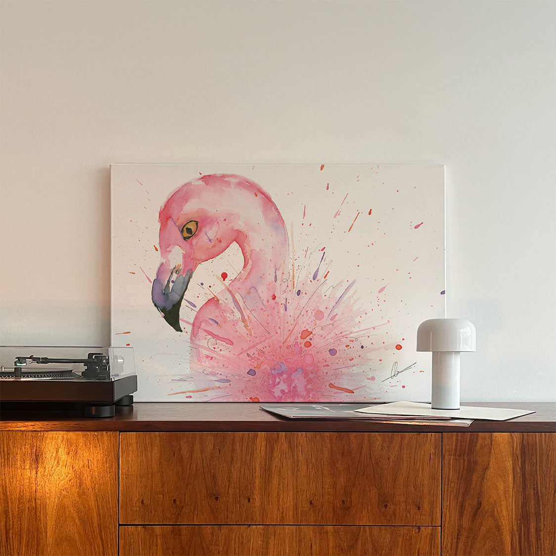 Flamingo print