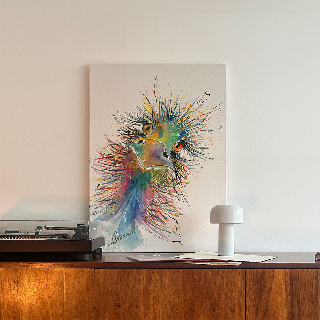Struisvogel print