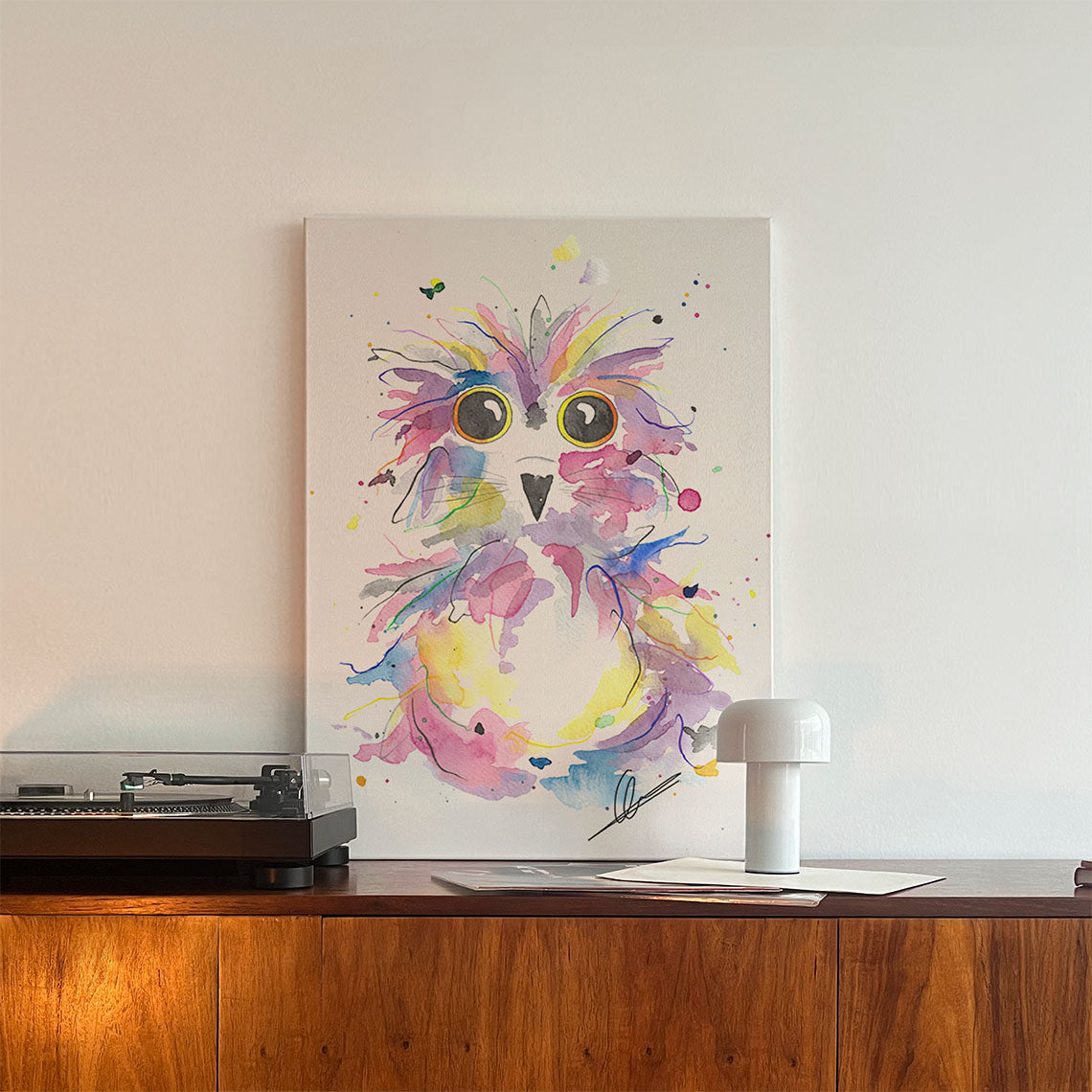 Uilskuiken print
