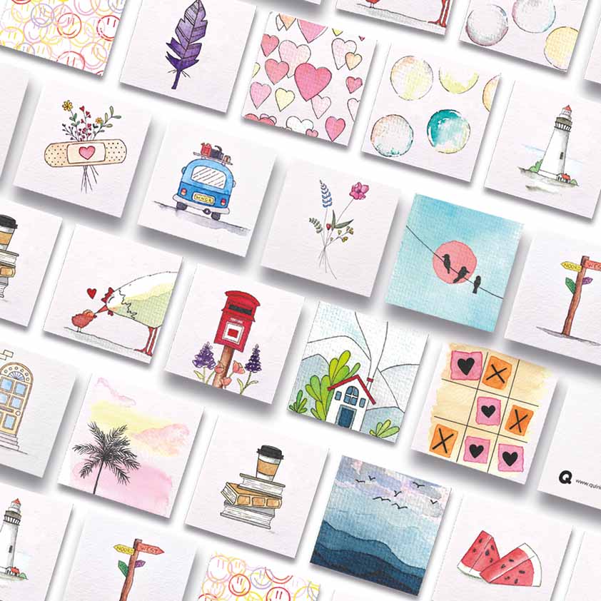 Mini kaartjes (20st.)