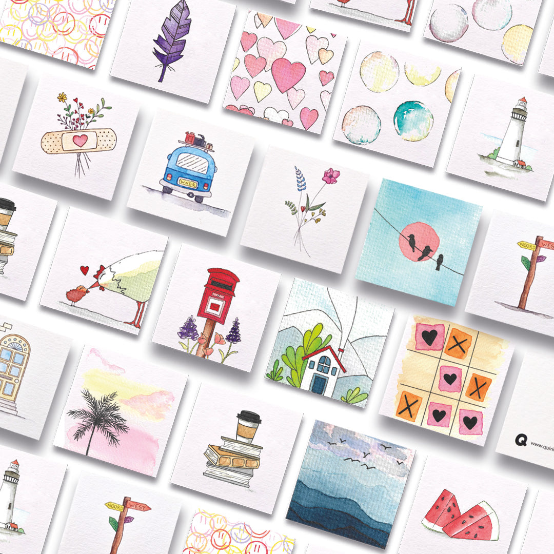 kaartenset-mini-kaartjes-20stuks-gekleurd